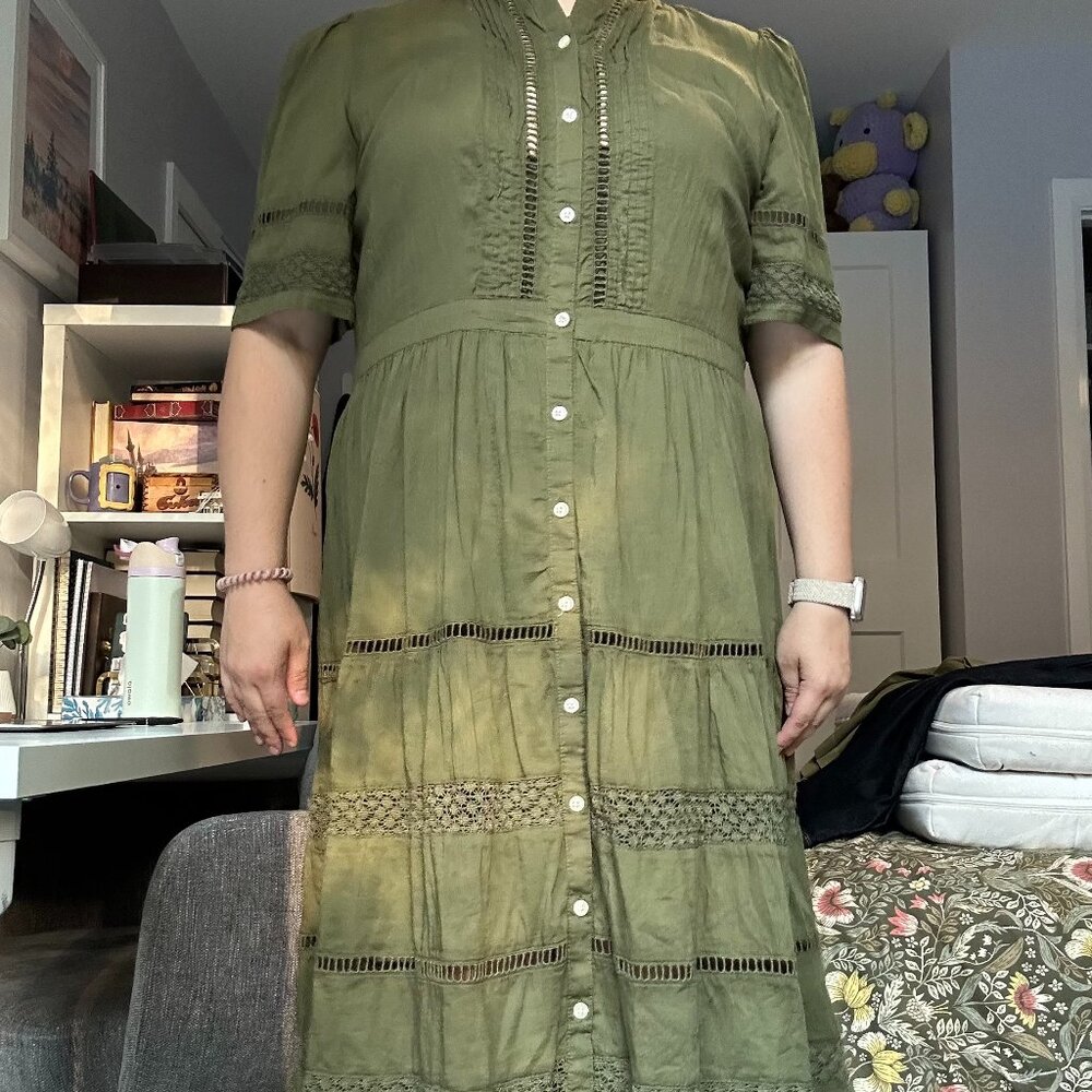 Olive Green Maxi Dress